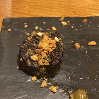 morcilla de burgos  at 269 Gastro Vegan in Salamanca