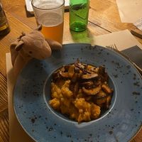 torreznos con papas meneas  at 269 Gastro Vegan in Salamanca