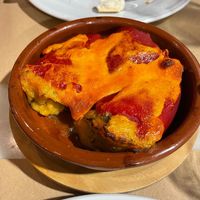 Pimientos del piquillo rellenos   at 269 Gastro Vegan in Salamanca
