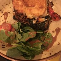 Lasaña de espinacas  at 269 Gastro Vegan in Salamanca