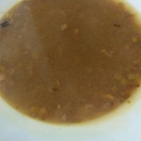 Sopa de miso at 269 Gastro Vegan in Salamanca