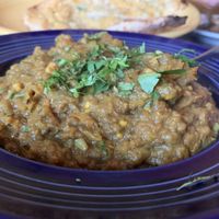 Bangain bharta  at The Taj Cafe in Ventura