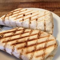 Chicken tikka vegan wrap at 3 Three's Coffee Lounge in Birmingham