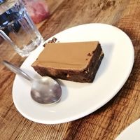 Lotus biscuit brownie at 3 Three's Coffee Lounge in Birmingham