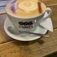 Oat Milk Cappuccino   at 3 Three's Coffee Lounge in Birmingham