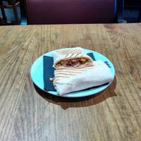 Jerk Sauce Wrap at 3 Three's Coffee Lounge in Birmingham