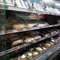 Selection of vegan savouries at 3 Three's Coffee Lounge in Birmingham