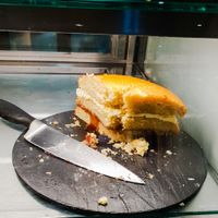 Vegan Victoria Sponge at 3 Three's Coffee Lounge in Birmingham