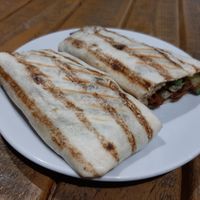 Hoisin duck wrap at 3 Three's Coffee Lounge in Birmingham