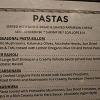 I did not get garlic bread with my vegan pasta. Assuming the butter was not vegan. at Sarah Street Grill in Stroudsburg