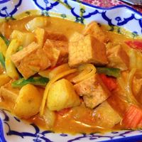 Yellow curry with tofu at Nakorn Thai Cuisine in Brunswick
