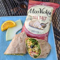 Superfood Veggie Wrap at Cafe Soleil in Springdale