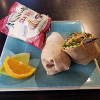 Ultimate veggie wrap at Cafe Soleil in Springdale