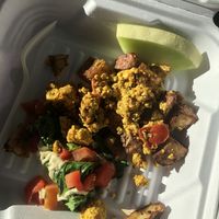 Small ass tofu scramble that was not worth it AT ALL at Cafe Soleil in Springdale