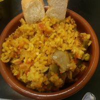 Paella at Mona Pinkerton in Madrid