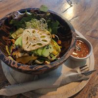 Raw pad thai at Greenlight Cafe & Bar in Koh Samui