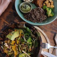 Raw pad Thai and build your own bowl at Greenlight Cafe & Bar in Koh Samui