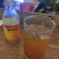 Coffee kombucha at Greenlight Cafe & Bar in Koh Samui