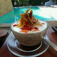 chia pudding at Greenlight Cafe & Bar in Koh Samui
