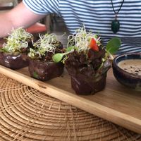 The perfect quinoa wrap with rice paper.  at Greenlight Cafe & Bar in Koh Samui
