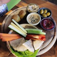 Falafel ball at Greenlight Cafe & Bar in Koh Samui