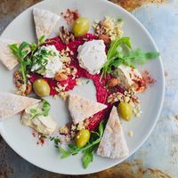 Vegan cheese platter at Greenlight Cafe & Bar in Koh Samui