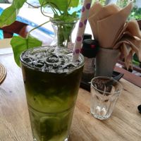 Iced Lemongrass-greentea at Greenlight Cafe & Bar in Koh Samui