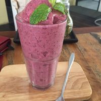 Berry smoothie  at Greenlight Cafe & Bar in Koh Samui