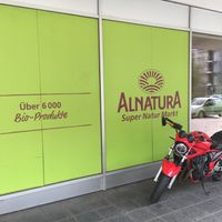 Front entrance at Alnatura - Eschersheimer Landstrasse in Frankfurt