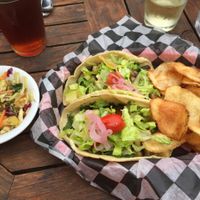 vegan tacos at Dajio Restaurant in Ocracoke