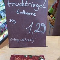 fruit bars to try at Alnatura - Schanzenstrasse in Hamburg