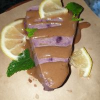 Cheesecake at One Planet in Kyiv