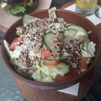 Quinoa salad at One Planet in Kyiv