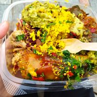 Open protein salad box at Loving Salads in Cork