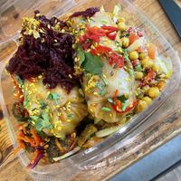 Spring rolls with 3 x salads  at Loving Salads in Cork