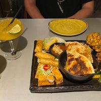 The vegan sharing platter and passionfruit cocktails (I cannot remember which one, sorry) to celebrate our last night in Manchester. Great deal for 2! at Tampopo in Manchester