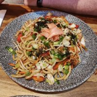 Yaki udon at Tampopo in Manchester