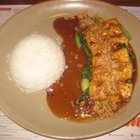 Tamarind "duck" tofu (vegan) at Tampopo in Manchester
