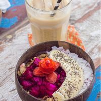 smoothie bowl  at The Spicy Coconut in Seminyak