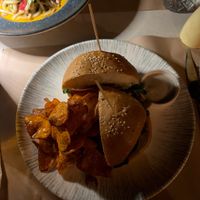 Burger  at Oburus Momus in Kas