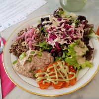 Salad at Badaboom in Nice