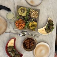 Assortiment de tapas froids et chauds   at Badaboom in Nice