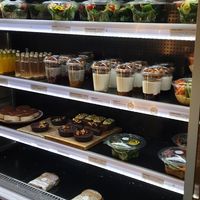 Take away fridge at Green&Berry in Barcelona