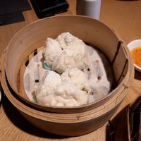 Buns filled with veggies at Ping Pong Dim Sum in South East London