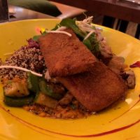 Quinoa, tofu and grilled vegetables. #Veganuary at Die Röhre in Unterach Am Attersee