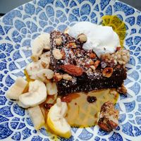 Chia Chunky Monkey - vegan Brownie at Die Röhre in Unterach Am Attersee