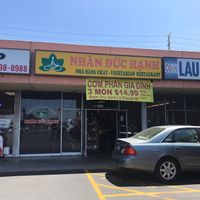 Little SE Asian strip mall  at NDH Vegetarian - Nhan Duc Hanh in Westminster