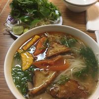 One of the noodle soups at NDH Vegetarian - Nhan Duc Hanh in Westminster