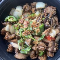 Shaken beef  at NDH Vegetarian - Nhan Duc Hanh in Westminster