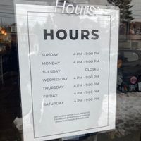 Hours - February 2025 at Thai Thai in Lakewood